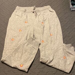 Gray Old Navy Rainbow Embroidered Sweatpants - Size L
